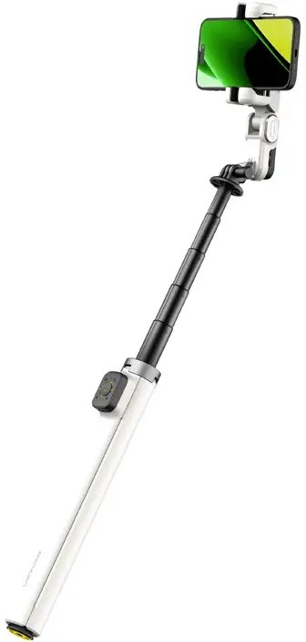 Gimbal për smartphone Aochuan M3 Pro, RGB, Bluetooth, i bardhë