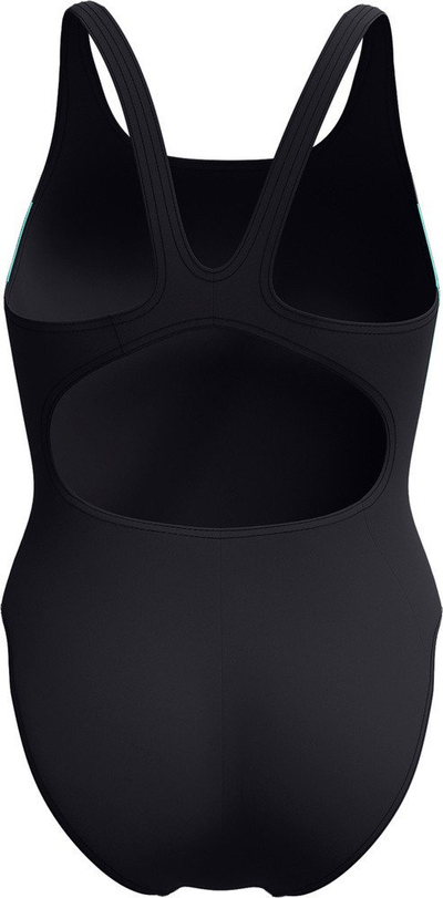 Едноделен костим за капење Speedo Color Block, muscleback, зелен