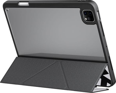 Маска за таблет Skinarma Kira Kobai Chrome Case, за iPad Pro 11\" M4, со преклопен капак, хром