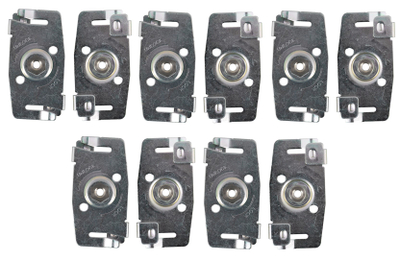 Raft muri Melannco Rectangular Cubes, set 3 copë, dekorativ, gri