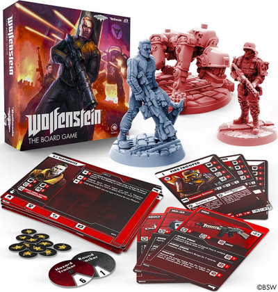 Lojë tavoline Wolfenstein Archon Studio, kooperative, 1–4 lojtarë, shumëngjyrëshe