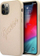 Guaskë telefoni Guess GUHCP12MRSAVSLG, për iPhone 12 / 12 Pro 6.1", Saffiano, ngjyrë ari