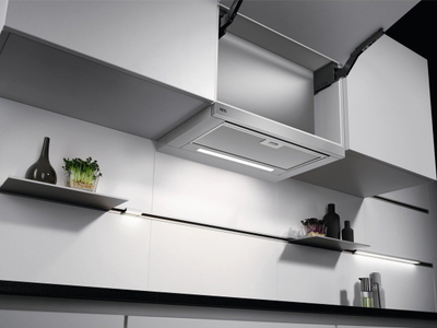 Aspirator i integrum AEG DPE5660M, teleskopik 60 cm, me dritë LED, inox