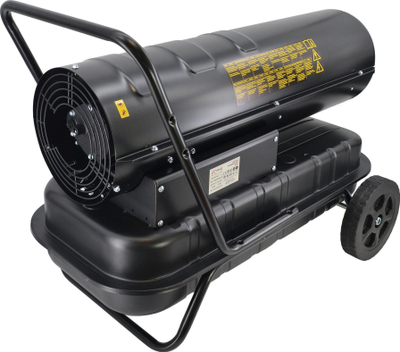 Ngrohës me vaj AWTools Black Line, 50KW, me termostat, i zi