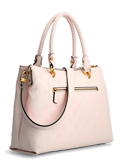 Çantë dore Guess HELAINA-HWPB84-03100, rozë