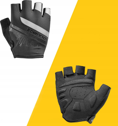 Doreza biçiklete Rokbros Nylon, masa M, ngjyrë e zezë