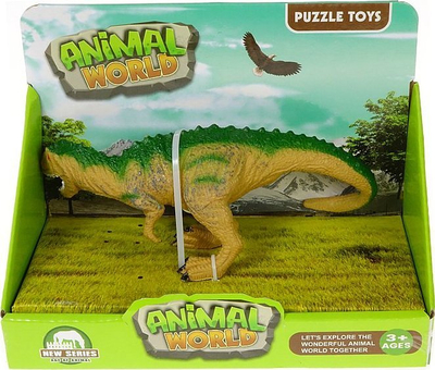 Figurë dinosauri për zbukurim, e vogël dhe shumëngjyrëshe
