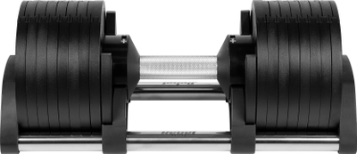 Hantel automatike e rregullueshme Rebel, 36 kg, me rritje nga 2 kg, prej gize