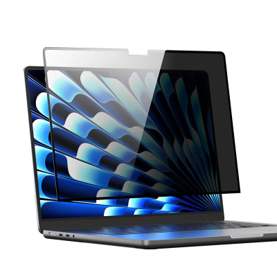 Folie ekrani Dux Ducis Privacy Film për MacBook Pro 15", për privatësi, anti-reflektive, e zezë
