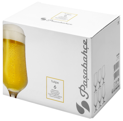 Gotë për birrë Tulipe (6 copë), 0.38 L