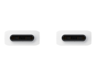 Kabllo Samsung USB-C në USB-C, 1.8m, e bardhë