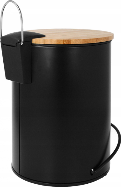 Kosh banjoje me pedale, 3L, metal mat, i zi