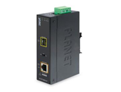 Media konverter Planet IGT-805AT, RJ45 në fibër optike, 1000 Mbps, 120 km, ngjyrë e zezë