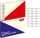 Etiketa vetëngjitëse Grand Stickers 016, 70×42.3mm 21/A4, 100 fletë, të bardha