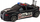 Makina lodër policie Police Sports Car, shkalla 1:16, efekt zanor, e zezë