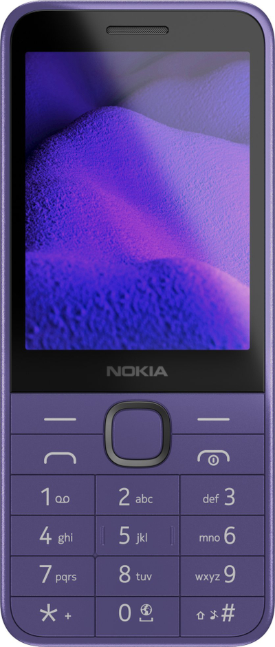 Telefoni Nokia 235 4G, dual SIM, me tastierë, ngjyrë vjollcë