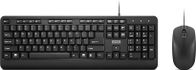 Set tastierë dhe maus Lenovo 160, USB, layout US English, i zi