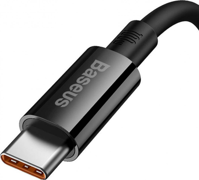 Kabllo USB Baseus P10320102114-00, USB-A me USB-C, 1 m, 100 W, e zezë