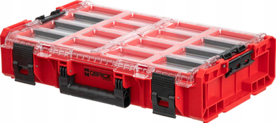 Organizues veglash Qbrick System One Organizer XL, 8 ndarje, kapak i tejdukshëm, i kuq