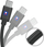 Kabllo karikimi HORI USB C Play, 3m, për DualSense, e zezë