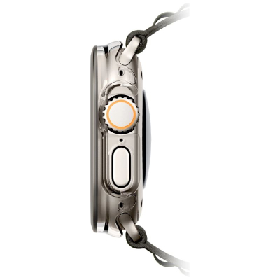 Заштитна маска UNIQ Voute за Apple Watch Ultra 49mm, калено стакло, сребрена