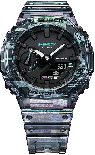 Orë për meshkuj Casio G-SHOCK, e kaltër