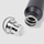 Shishe uji metalike Metal Water Bottle Black, e izolume, çelik inoksi, e zezë
