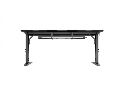 Tavolinë gaming Genesis Holm Modular 160, 160cm, ndriçim RGB, e zezë