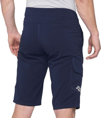 Shorce çiklizmi 100 Percent RIDECAMP për burra, masa 30, blu navy