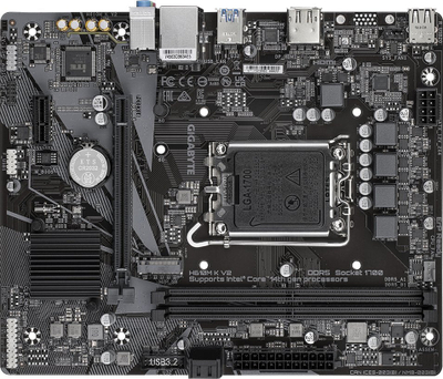 Матична плоча GIGABYTE H610M K DDR4 V2, Intel LGA 1700, Micro ATX