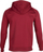 Bluzë me kapuç Joma Menfis 101303.671, 100% poliester, me zinxhir, burgundy