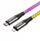 Kabllo karikues Bwoo X279C-L USB-C në Lightning, 2m, 27W, me drita RGB