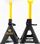 Mbajtëse makine JCB, set 2 copë, kapacitet 6T, lartësi 420-620mm, zi verdhë
