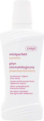 Ujë pastrues dentar Ziaja Mintperfekt Sensitiv Anti-caries, 500 ml