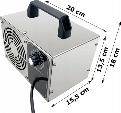 Професионален озонатор за воздух, 28g озон, 120W, пренослив