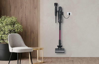 Fshesë me korrent vertikale Hoover HF610HX 011, pa kabllo, 40 min, 0.7L, e zezë