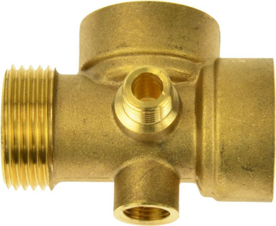 Излезен вентил за хидрофор GEKO G81527 N 5, алуминиум, сребрена