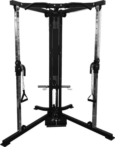 Stacion fitnes Master Prométheus, kullë multifunksionale, skelet çeliku, ngjyrë e zezë