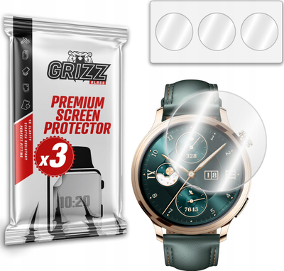 Заштитна фолија хидрогел GrizzGlass Hydrofilm за Honor Watch 4 Pro, отпорна на гребење, транспарентна