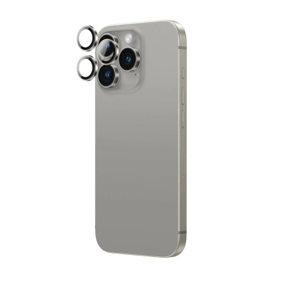 Заштитно стакло за леќи AMAZINGthing Supreme AR, за iPhone 16 Pro 16 Pro Max, премиум стакло, сиво
