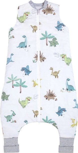 Qese gjumi me këmbë PULP All-Season, 1.75 TOG, 2.5L deri 5L, dinosaurë shumëngjyrësh