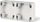 Kuti sipërfaqësore Scame 137.102, 2 module M95x2, plastike, e bardhë
