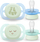 Bиберон за смирување Philips Avent UltraSoft Night, 0-2 месеци, сет 2 парчиња, проѕирен