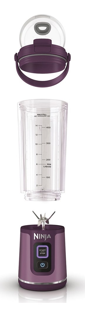 Blender portativ Ninja Blast BC151EUPR, 530 ml, pa kabllo, vjollcë