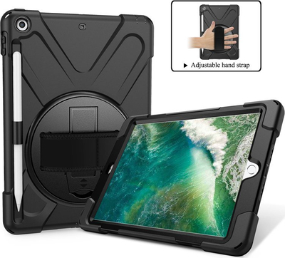 Mbulesë tableti eSTUFF për iPad 9.7 2017/2018, me palosje, e zezë