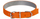 Litar për qen Dingo Energy Silver, 2.5/55cm, portokalli