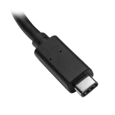 Хаб USB со 3 порти и Етернет, USB 3.0, USB C, сив