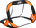 Gol futbolli Spokey Buckler Hasbro, 120 x 80 x 80cm
