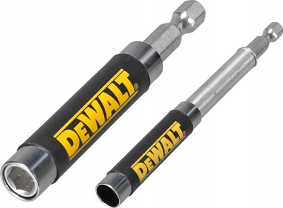Mbajtës magnetik për bite DeWalt, 9.5mm, me guide sleeve, i verdhë