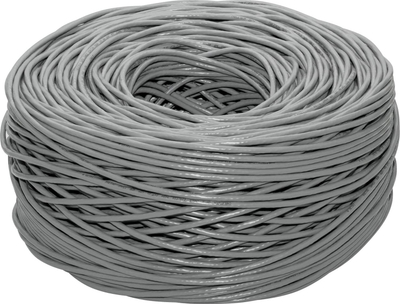 Kabllo rrjeti CABLETECH UTP Cat5e, bakri, 305m, gri